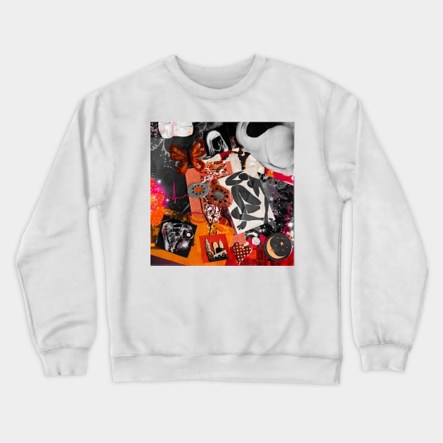 My Vibes (Orange) Crewneck Sweatshirt by sarahkathart90